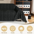 thumbnail image 3 of Jessy Home Sofa Cover Slipcover Couch Cover Protector Durable Multi-Function Furniture Cover for Dogs Cats Home Decor 71"x 134"Black, 3 of 7