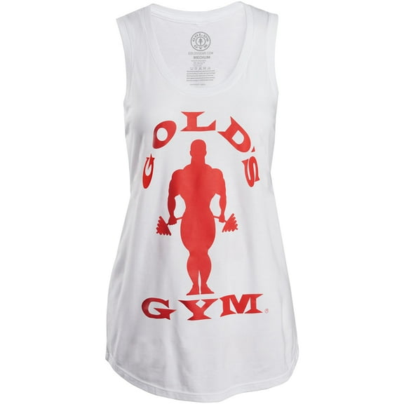 Gold's Gym Women's Silhouette Joe Racerback Tank Top - Small - White