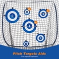 thumbnail image 5 of Exacme 7'x7' Baseball Softball Net with 6 Targets for Kids Adults, Pitching Hitting Training Net, Anchor Kits, Carry Bag, BG17, 5 of 6