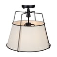 thumbnail image 5 of SC13362BK Artcraft Lighting Pullman - 3 Light Semi-Flush Mount-13.5 Inches Tall and 17 Inches Wide-Black Finish, 5 of 10