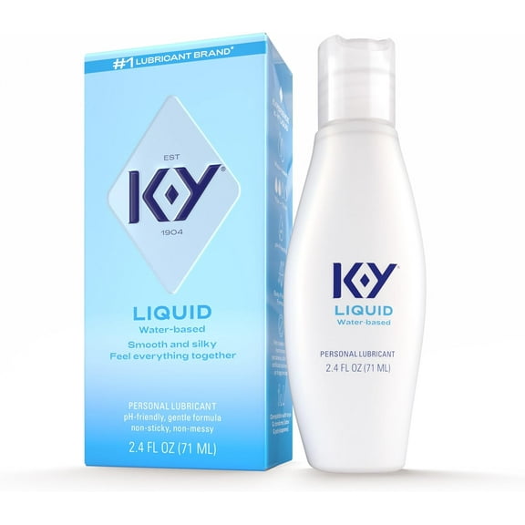 K-Y Personal Lubricant Pure And Gentle Liquid - 2.5 Oz, 3 Pack