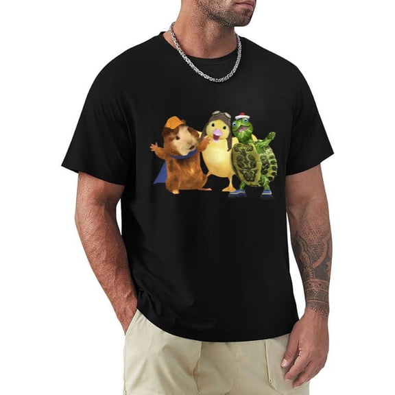 Wonder Pets Classic Retro Cartoon Kids TV Show Fan Graphic T-shirt, for men & women, up to size 5XL.