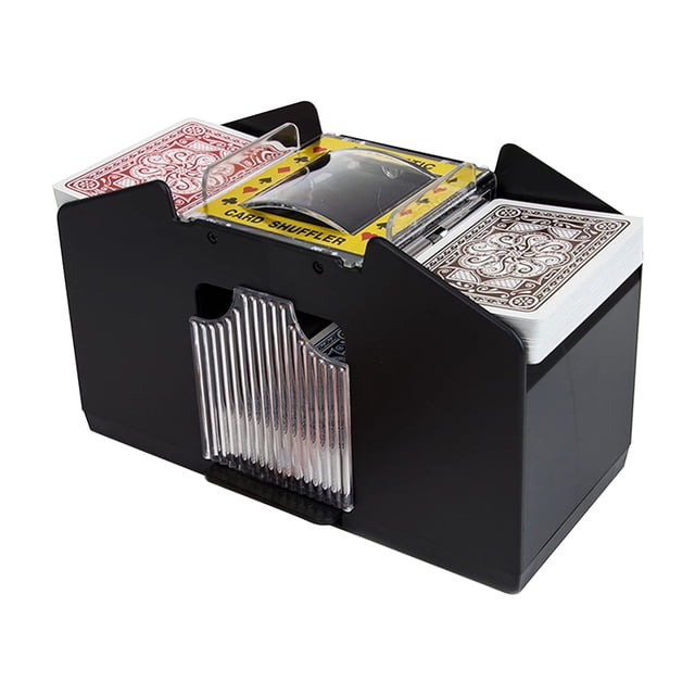Barajador de cartas,Mezclador automático de naipes de 2 barajas Mezclador automático de cartas Mezcl Tomshoo Tipo 2