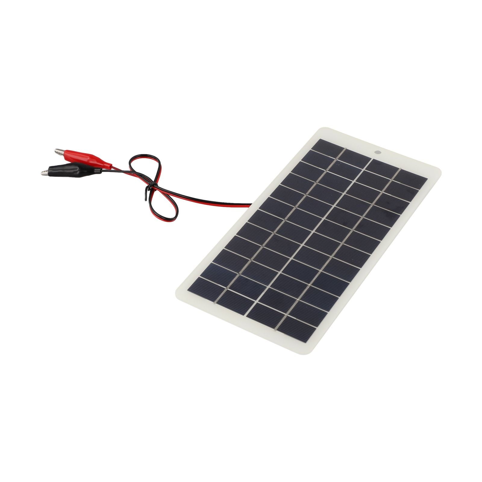 Leke 10W12V Portable Polycrystalline Solar Panel with Clip for Charging 9-12V Battery