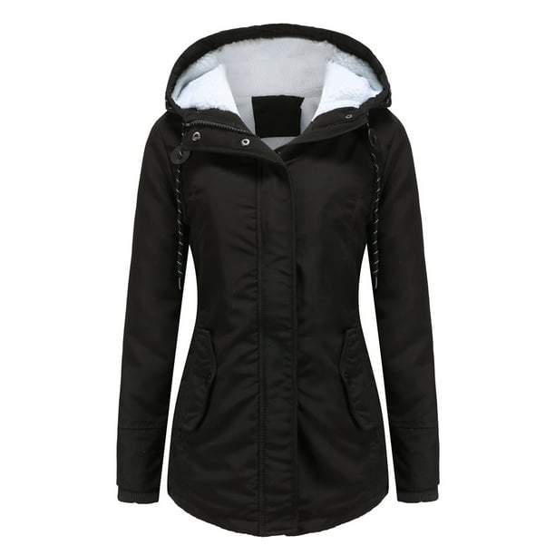 Parka de invierno para mujer, abrigo de invierno grueso, cálido y largo con capucha de piel, chaqueta de invierno, chaqueta de exterior para invierno