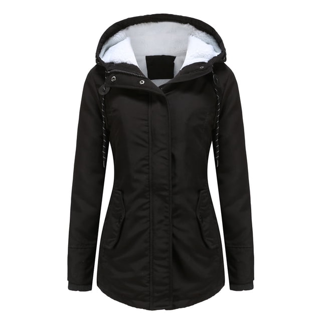 Parka de invierno para mujer, abrigo de invierno grueso, cálido y largo con capucha de piel, chaqueta de invierno, chaqueta de exterior para invierno