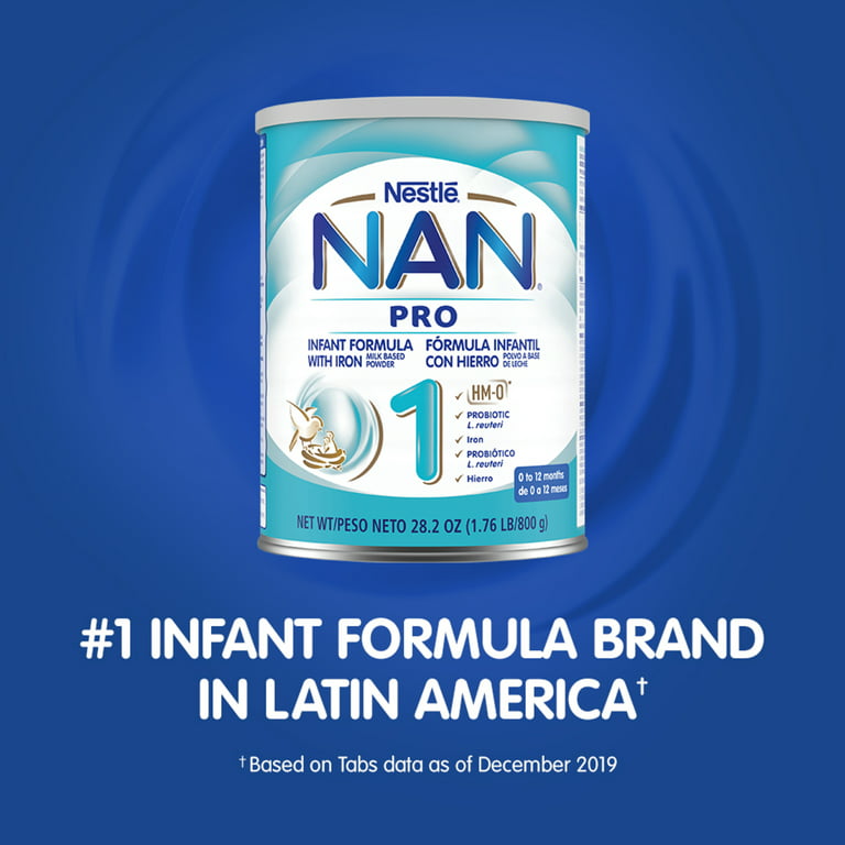Fórmula Infantil NAN Confort Total 1 Lata 900g : : Bebé