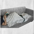 thumbnail image 6 of Eagle Soft Flannel Fleece Blanket, Digital Art of a Huge Predator of the Skies with Aggressive Facial Expression, Cozy Plush for Indoor and Outdoor Use, 50" x 70", Black White Yellow, by Ambesonne, 6 of 6