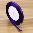 thumbnail image 5 of MOKKHNB Fabric Ribbon Dark Purple Polyester 1Pcs 25 Yard Long, 5 of 8