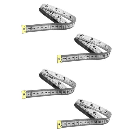 

60-Inch 1.5 2.0 Meter Soft Retractable Measuring Tape Pocket Body Tailor Sewing Craft Cloth Tape Measure (12 Pack) (79inch Soft Tape Measure 4PCS)