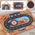 thumbnail image 5 of Alfombra de carretera para niños, mapa de coches de tráfico, juguete educativo, alfombra de camino, alfombra de juego para bebé, alfombra de ciudad de dibujos animados, juguete para niños, 5 of 5