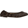 thumbnail image 6 of Sam Edelman Felicia Brown Multi Slip On Rounded Closed Toe Flexible Ballet Flats (Brown Multi, 4), 6 of 6