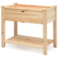 thumbnail image 1 of Costway Maceta con Patas Elevadas de Madera para Plantar Verduras Flores Hierbas Tiesto para Jardín Patio y Balcón Natural 86 x 46 x 76 cm, 1 of 9