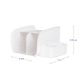 thumbnail image 3 of Ubbi Diaper Caddy Organizer, Stores Baby Diapers, Wipes & Baby Accessories, White, 3 of 5