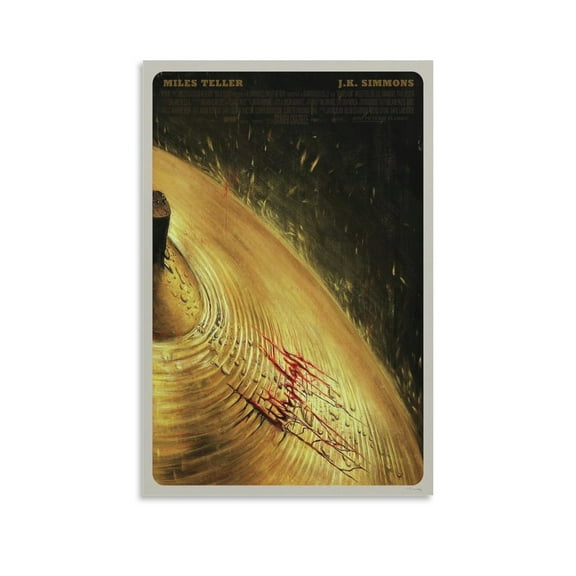 Whiplash Classic Movie Poster Wall Art Poster Scroll Canvas Painting Picture Living Room Decor Home 16x24inch(40x60cm)