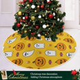 thumbnail image 6 of FMSHPON Halloween Elves Pumpkin Xmas Christmas Tree Skirt Stand Mat for Holiday Party Decoration Indoor Outdoor 48 inches, 6 of 6