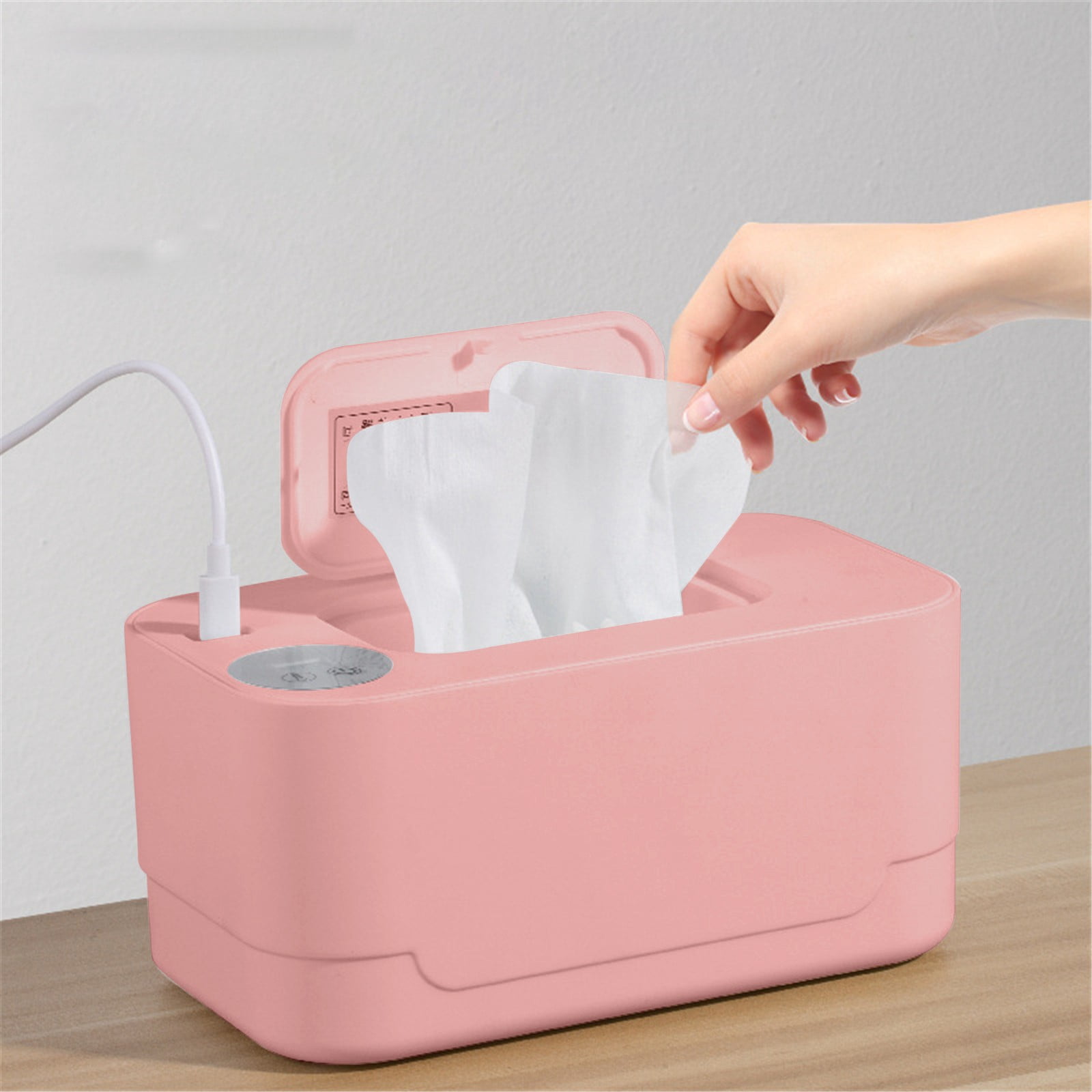 Clearance Electrical Tools under $10, Wipe Warmer USB Wipe Warmer Thermostat Temperature Even Heating Wipe Heater Dispenser Portable Wipes Heating Box Keep Wipes Warm And Moist For