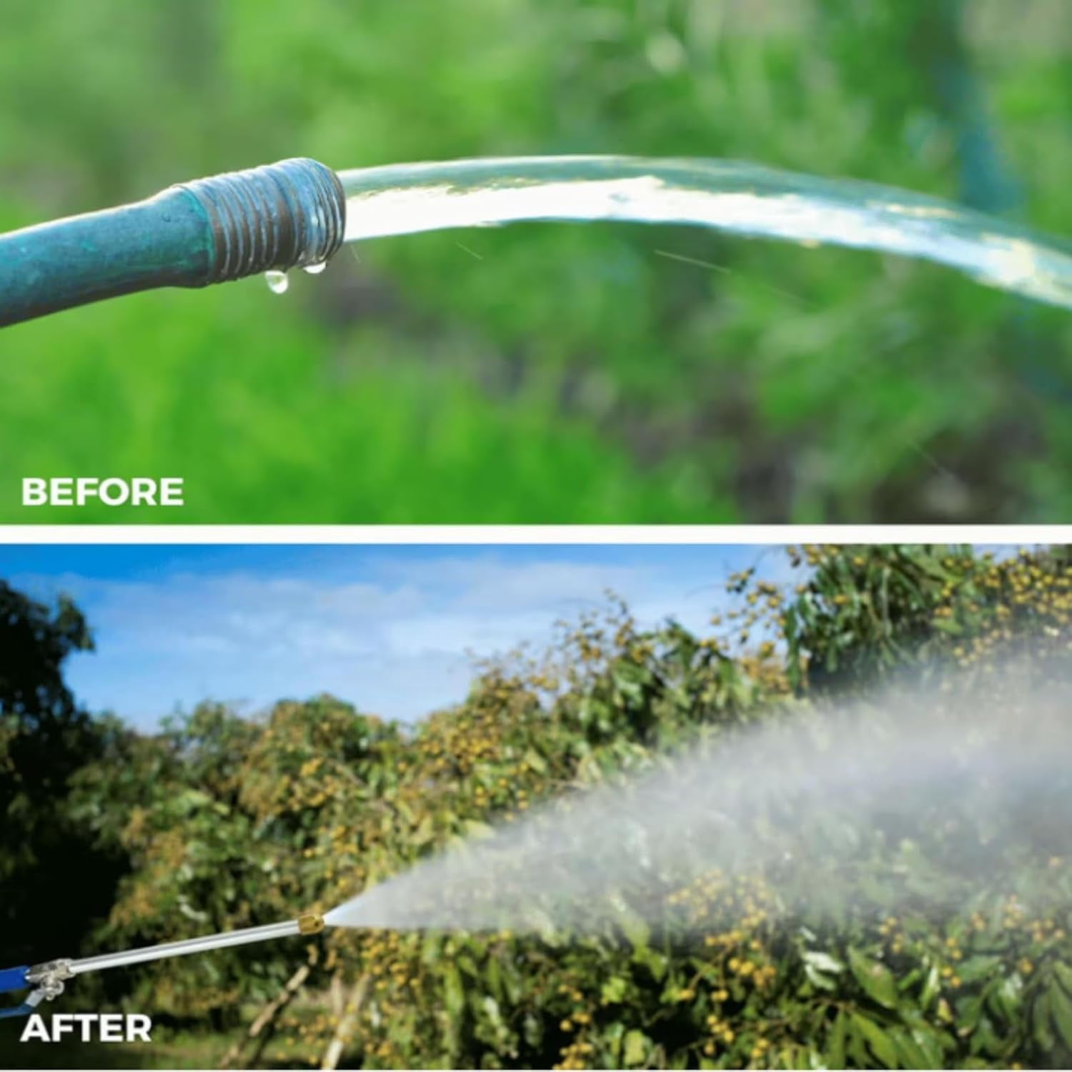 Pressure Washer, J2-in-1 High Pressure Power Washer, with 2 Jet Different Nozzle and Hose Quick Connectors, Easily Removes Stubborn Stains