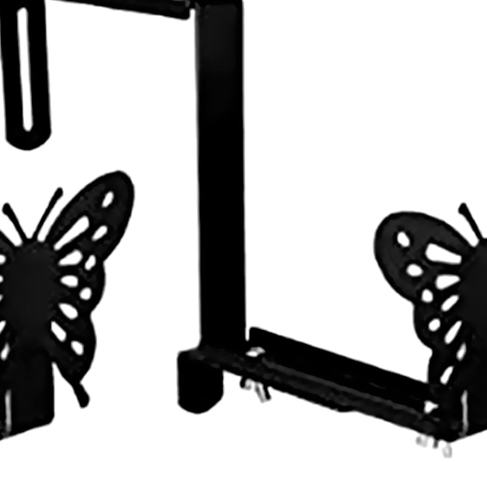 2Pcs Flower Box Holder Planter Box Bracket Hanging Plant Bracket Deck Adjustable Fence Stand Porch Garden Plant Bracket Window Box Brackets