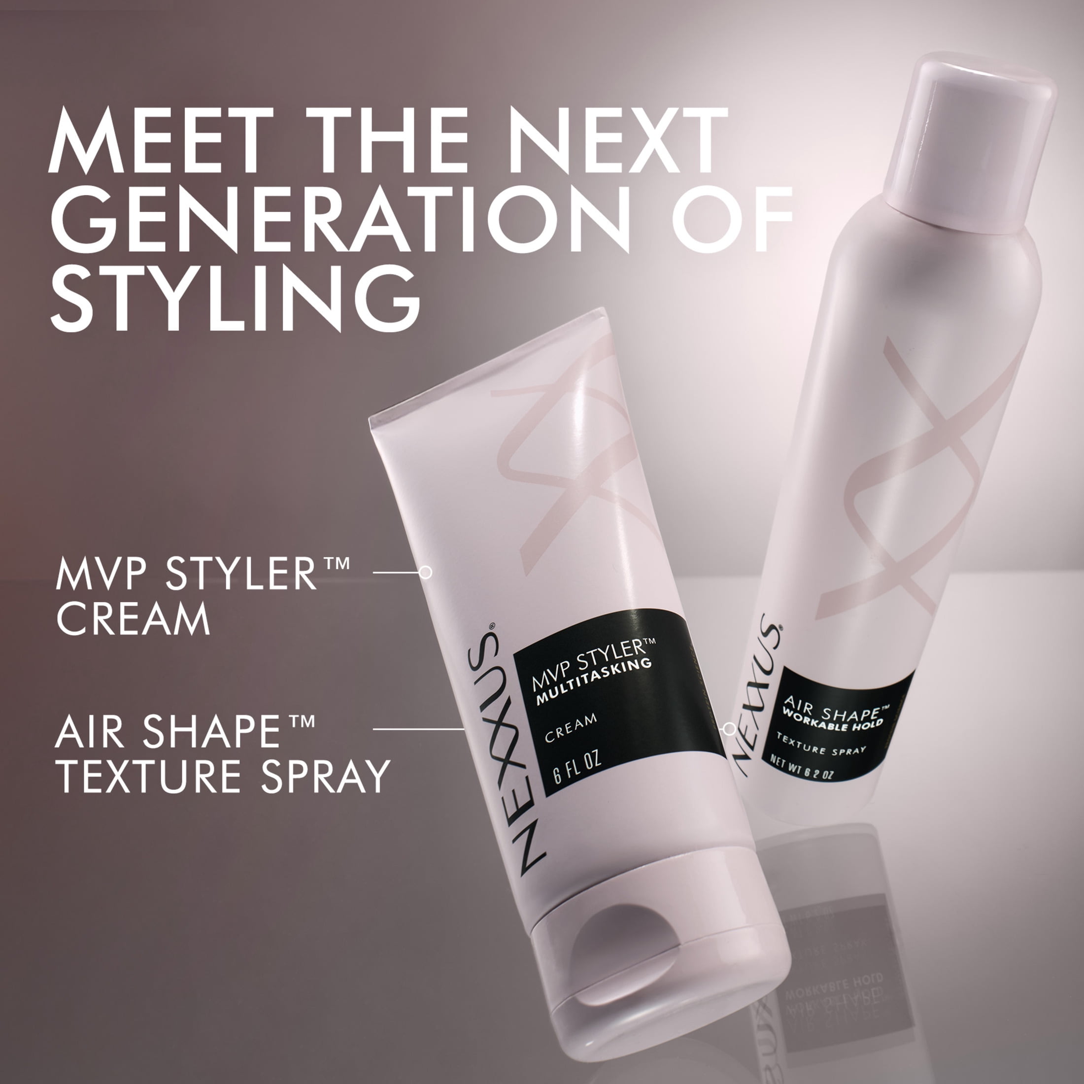 Nexxus Styling Air Shape™ Workable Hold Texture Spray Styling Spray Powered by Air Shape™ Polymers, 6.2 oz