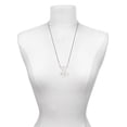 thumbnail image 3 of Delight Jewelry Silvertone Lamb Silhouette Silvertone Dream Big Pendant Necklace, 25", 3 of 4