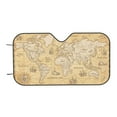 thumbnail image 7 of Balery World Map Windshield Sun Shade, Car Front Window Sunshade Cover ,Automotive Interior Portected Blocks Uv Rays For Car Pickup Truck Suv Accessories- Medium, 7 of 7