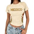thumbnail image 3 of 2026 New Mexico Soccer Jersey Womens, Mexico National Team Graphic Style, Mexican Jersey Soccer T-Shirt, Crew Neck Short Sleeve Sport Tee for Travel and Everyday Wearing for Adult, 3 of 8