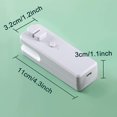 thumbnail image 2 of Mini Scelleuses Gris, Scelleuse de Sacs Alimentaires Portable Scelleuse sous Vide 2 en 1 Rechargeable, 2 of 5