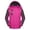 Hot Pink, variant on KIHOUT Deals Womens Waterproof Rain Jacket,Plush Color Matching Windproof And Warm Mountaineering Clothes Charging Clothes