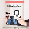 thumbnail image 1 of Desiontal Smartphone Video Rig, Phone Video Stabilizer Grip Vlogging Cage With Cold Shoe Tripod Mount, Phone Rig For Videomaker Film Maker Video Grapher Compatible With IPhone, Samsung And More, 1 of 5