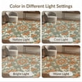 thumbnail image 7 of ODIKA Bathroom Symmetrical Flower Motif Muted Transitional Vintage Pet Friendly & Kids Safe Play for Playroom, Bedroom, Reading Nook, 7 of 7