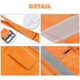 thumbnail image 4 of Orange Dogs Raincoat, Adjustable Stylish Dog Hoodie Poncho with Safety Reflective Strip Design for Medium Large Dogs (L), 4 of 6