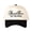 Black, variant on Stand Firm ON THE WORD Letter Embroidered Color Block Trucker Hat Unisex Adjustable Cotton Breathable Fashion Cap for Travel Daily Wear