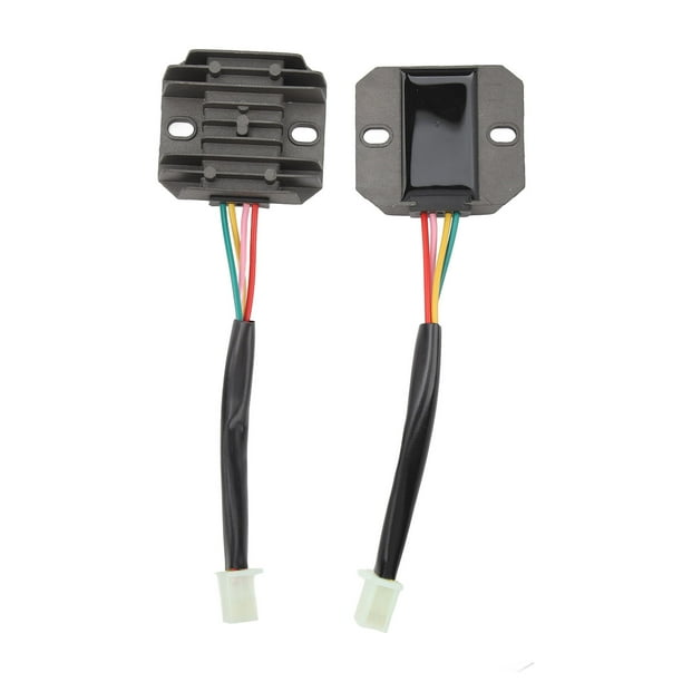 Regulador De Voltaje, Voltaje Estable Regulador De Voltaje Duradero Rectificador 20 A 60 V Protección Del Motor Antiinterferencias 4 Cables Para Moto Barco Reparación De Motor De