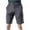 Gray, variant on IYTR Mens Athletic Shorts Cargo Shorts Zipper Button Straight Leg Shorts with Pocket Casual Hiking Shorts Sweatpants Outdoor Solid Color Summer Workout Shorts (Gray,L)