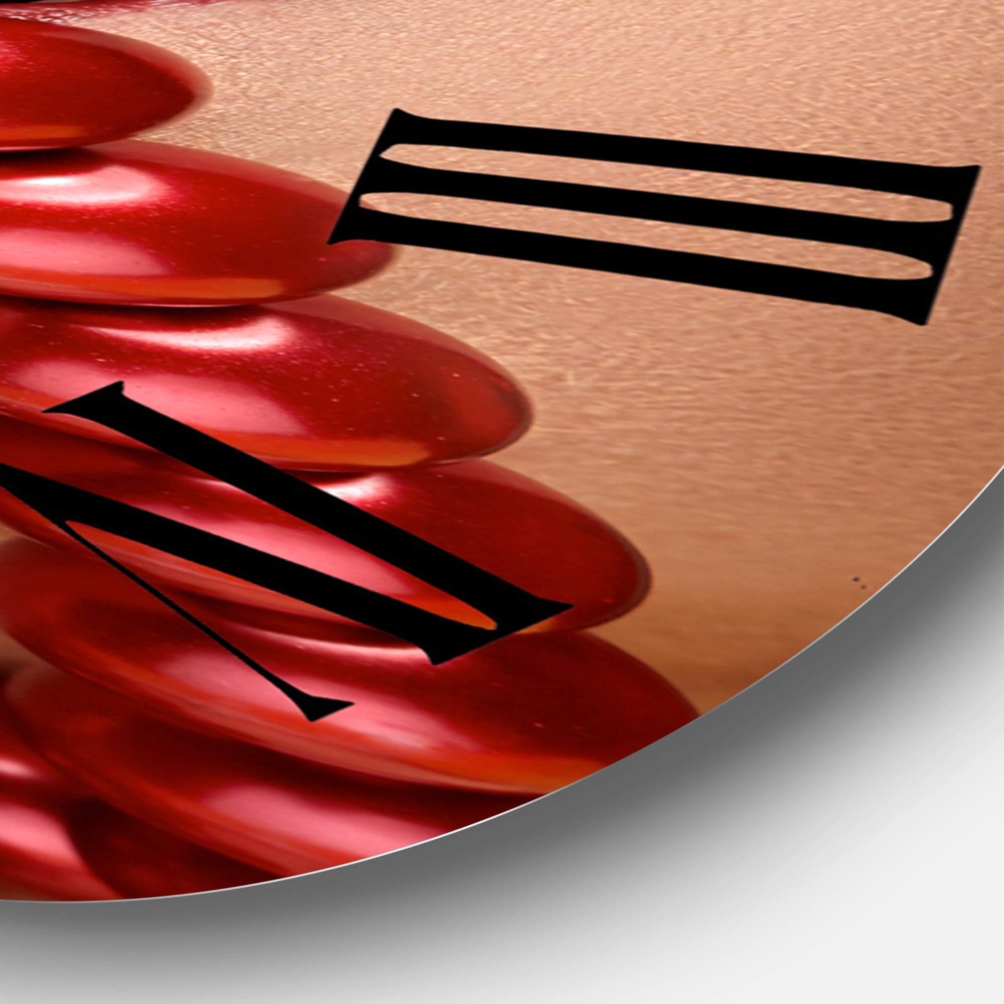 Designart 1 in Modern,Contemporary Wall Clock