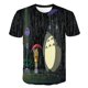 thumbnail image 1 of Summer Classic Totoro Anime T-Shirts & Prints Men's Casual T-Shirts Kawaii Cartoon Graphics Funny Harajuku O-Neck Short Sleeves5T Gong Bohan LED, 1 of 2