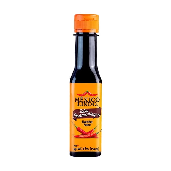 Mexico Lindo Salsa Picante Negra, 5 oz, Pack of 12