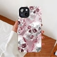 thumbnail image 2 of Trendy Metallic Pink Silver Glitter Skull iPhone Case for Teens & Young Adults - Perfect for Daily Wear & Festive Occasions, Compatible with iPhone 11/12/13/14/15/16 (Pro Max/Plus), 2 of 9
