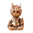 thumbnail image 1 of Estatua de dragón de latón Feng Shui, figura en miniatura coleccionable, escultura de animal pequeño, adorno de escritorio para oficina, mesa, 1 of 8