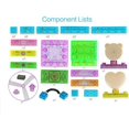 thumbnail image 2 of Pantheon Circuit Kit With Lighted Bricks 115 Different Projects In 1, Best Stem Educational Gift For Boys And Girls Ages 6 14, Science Experiment Kit W Electronic Blocks, 34Pcs, Circuits For Kids, 2 of 6