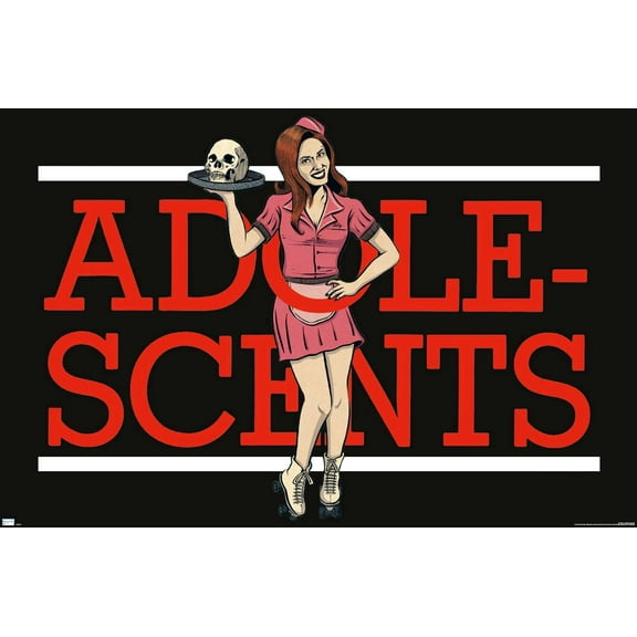 Adolescents - Logo Wall Poster, 22.375" x 34"