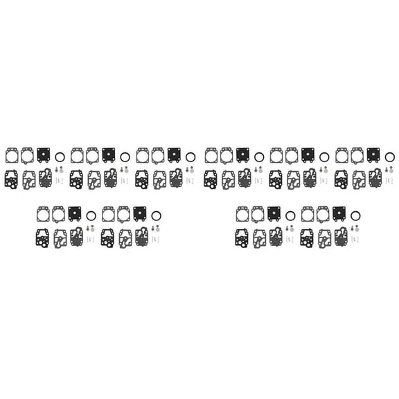 10Sets Carburetor Repair Rebuild Gasket Needle Kit for K20-WYJ Trimmer
