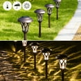 thumbnail image 2 of FKHouse Solar Pathway Lights, 6-Pack Metal Automatic Yard Lights for Garden, Patio, Walkway, 2 of 8