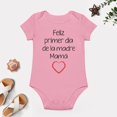 thumbnail image 4 of Baby Bodysuit - Happy First Mother's Day & Feliz Primer Día De La Madre Mamá - Bilingual Celebration Outfit Pink-style 12months, 4 of 7