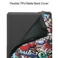 thumbnail image 4 of Dteck Case for Kindle Paperwhite (11th Generation-2021) 6.8 inch ,Shockproof Smart PU Leather Folio Hybrid Soft Rubber Lightweight Protector Cover for Amazon Kindle Paperwhite 2021,Graffiti, 4 of 8