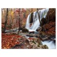 thumbnail image 2 of Ukraine Cascade en Automne - Impression sur Toile Photo de Paysage, 2 of 3