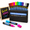 12 Pack, variant on 12 Pack Liquid Chalk Markers, Neon Erasable For Whiteboards, Chalkboards, Glass, Mirrors, Car Windshields