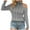 Gray Sweaters, variant on Htigea Womens Cold Shoulder Sweaters Fall Winter Long Sleeve Mock Neck Pullover Soft Cable Knit Pullover Jumper Tops Gray S