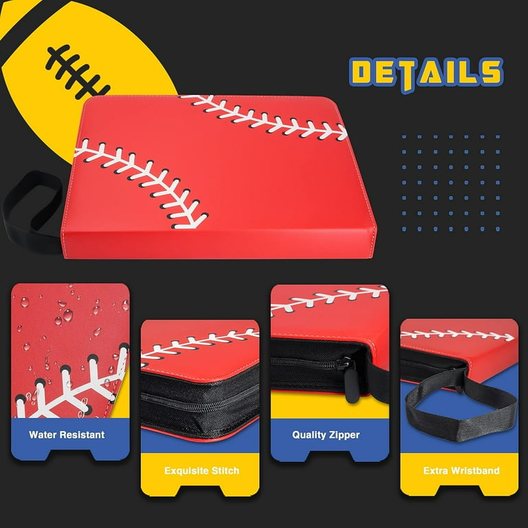 NeatoTek Waterproof Double-Sided Baseball Card Binder, 40 Pages, 720  Pockets, Organize and Protect Sports Cards in Red - Walmart.com